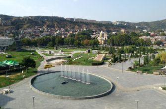 Фотография парка Рике в Тбилиси