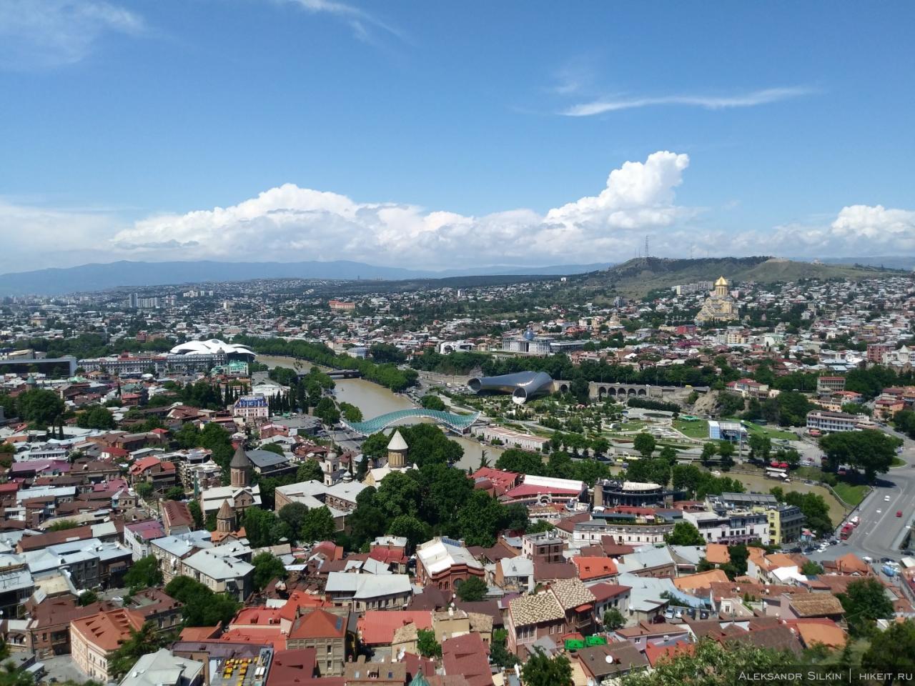 Фотографии города Тбилиси с высоты