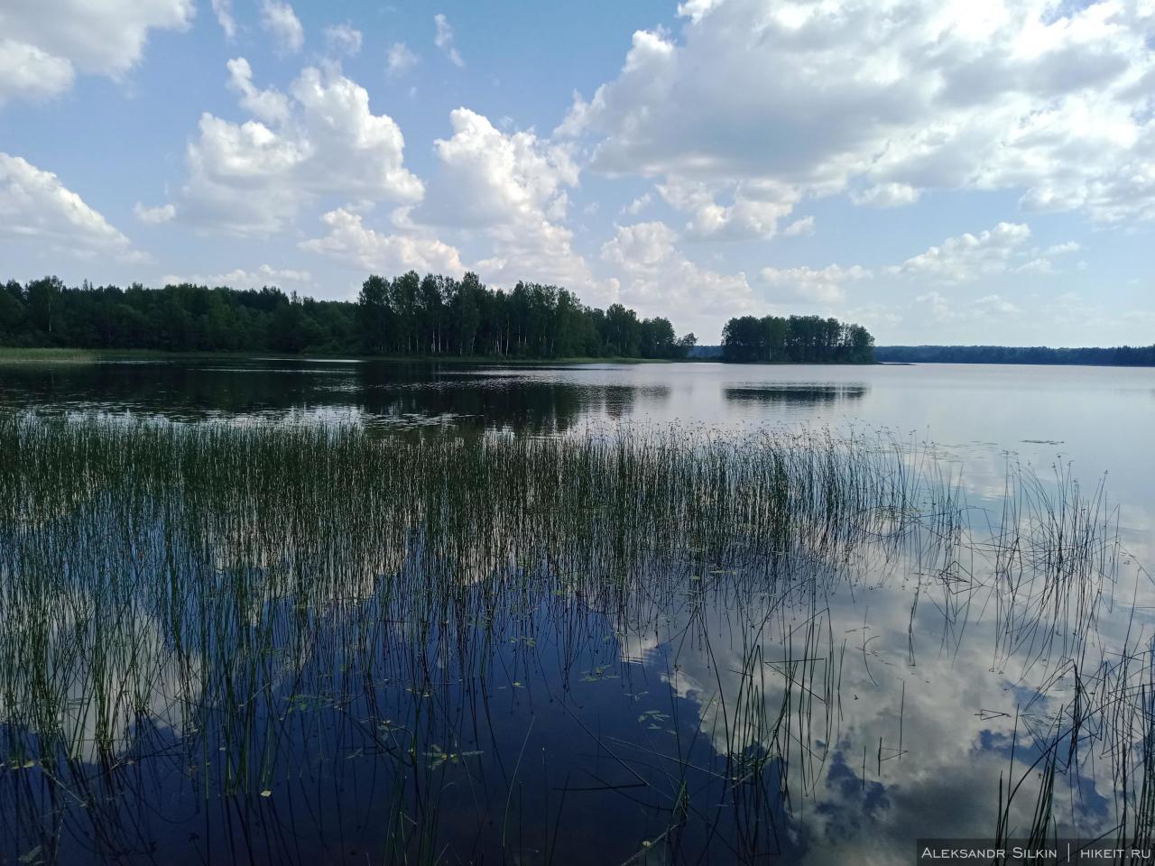 Озеро Валдай на карте России физической